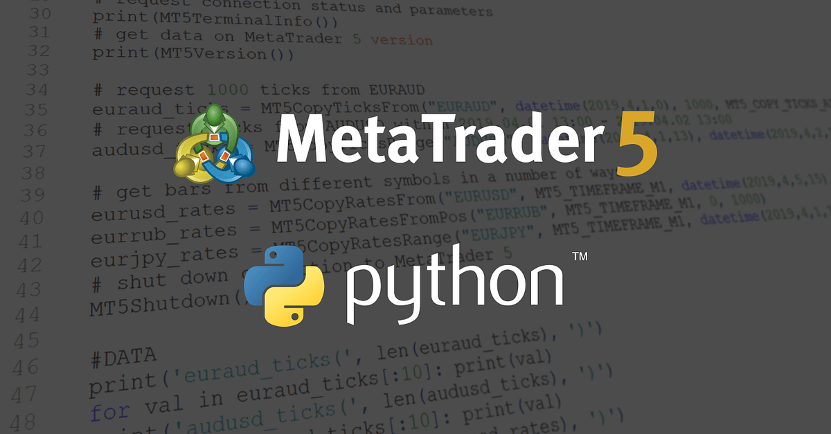 Algorithmic Trading with Python and MT5: The Only MQL You Need to Know ...