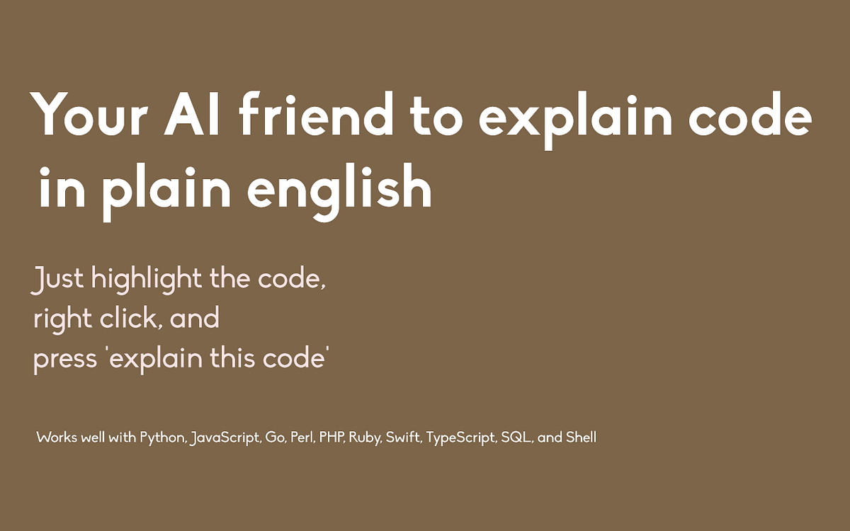 I Made a Chrome Extension to Explain Code in Plain English | by Nithur ...