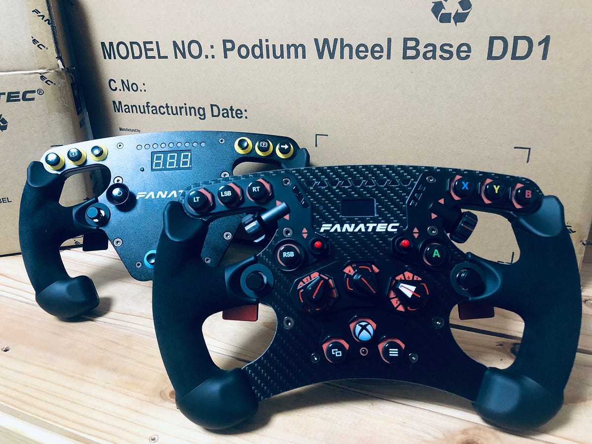 The FANATEC Formula V2 Steering Wheel Review (Compared with the Clubsport F1  Esports wheel) | by MASKiracing | My Race SIM and iRacing Please Check my  Twitter-> https://twitter.com/maskiracing | Medium