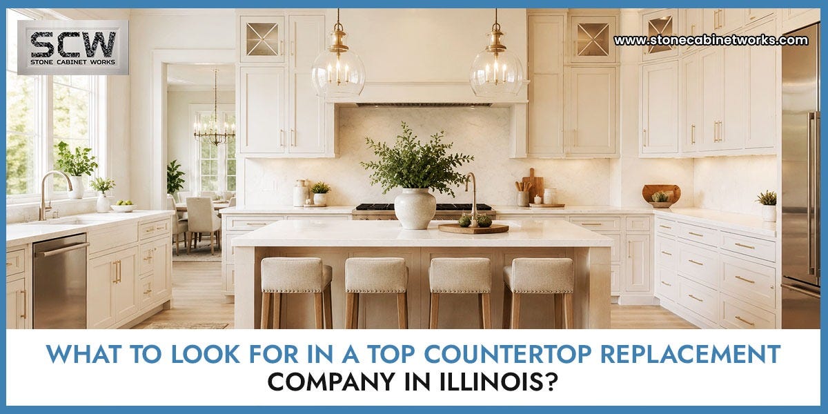 What to Look for in a Top Countertop Replacement Company in Illinois? Stone Cabinet Works