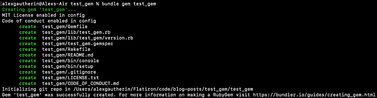 How to build a gem in Ruby. I wanted to learn what it takes to make ...