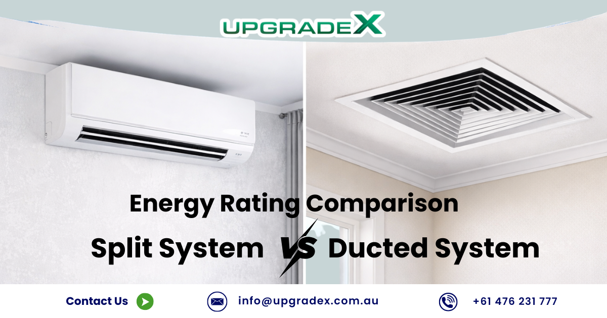 Energy Rating Comparison: Split System vs Ducted Air Conditioning in Melbourne