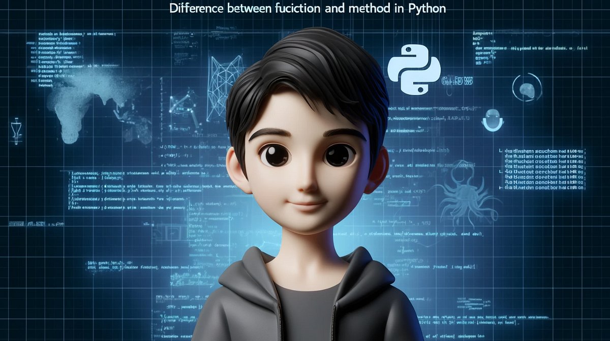 Difference between function and method in Python | by Gajanan Rajput ... image.