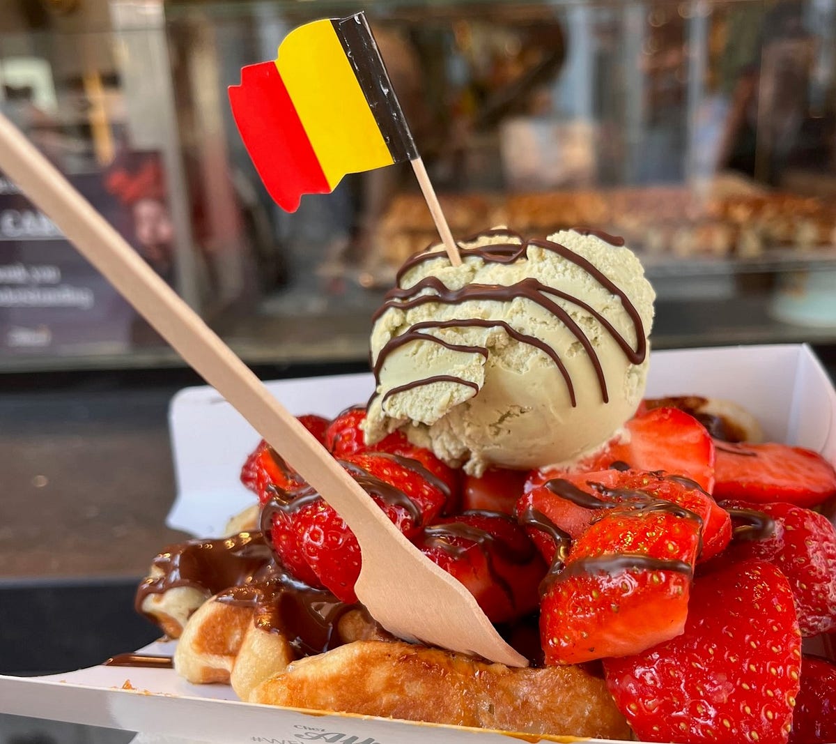 No Belgium Waffles in Belgium — Just Waffles! by Carmen Micsa, MA in