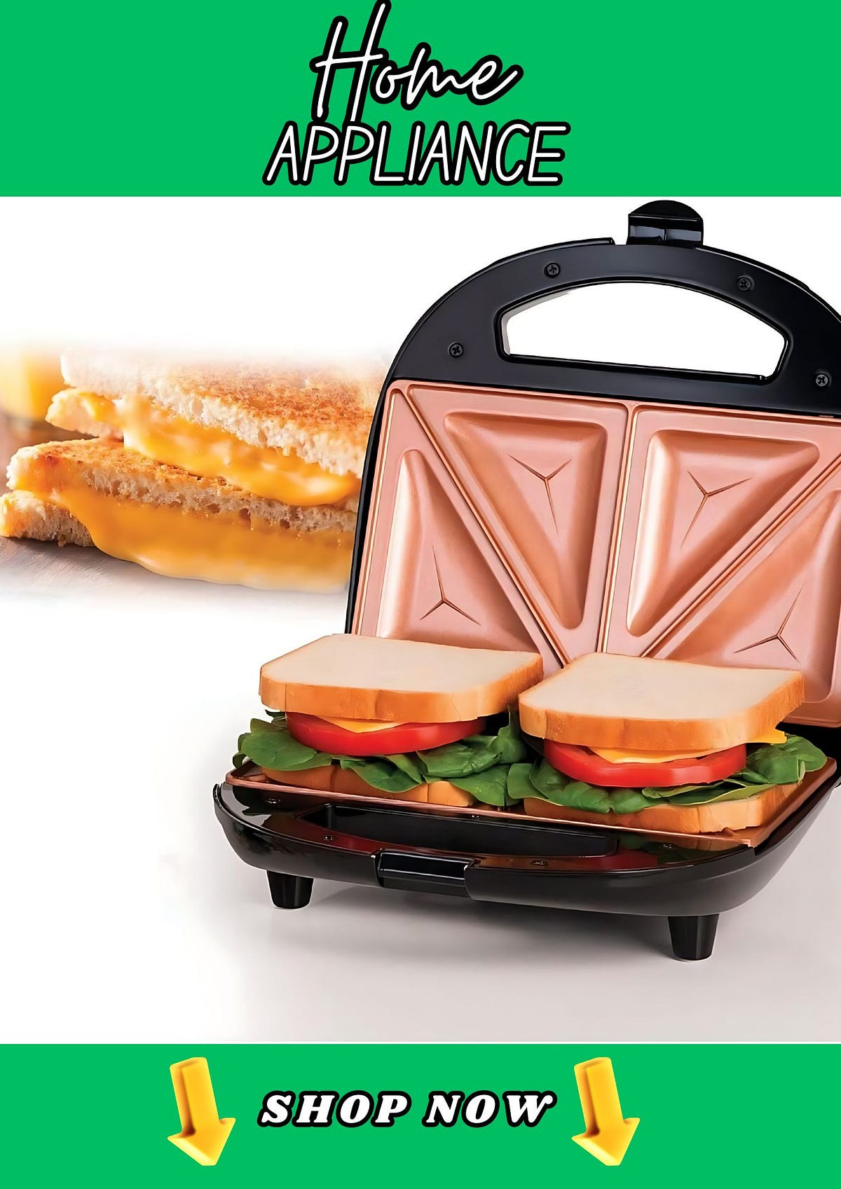 GOTHAM STEEL SANDWICH PRESS THE FRESHEND AFFILIATES Medium