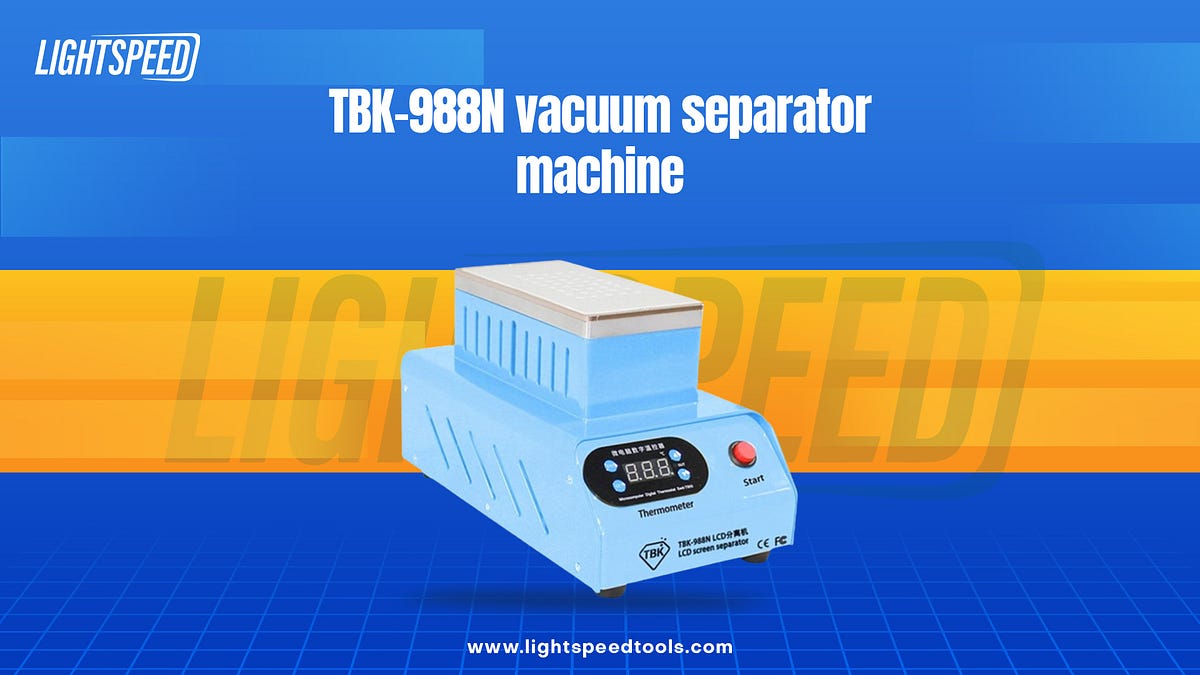 TBK988N vacuum separator machine by Jordan Medium