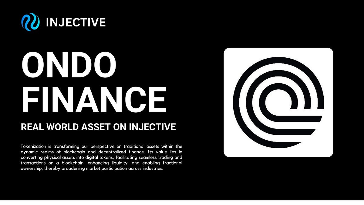 Real world asset on Injective: ONDO FINANCE | by Tox | Medium