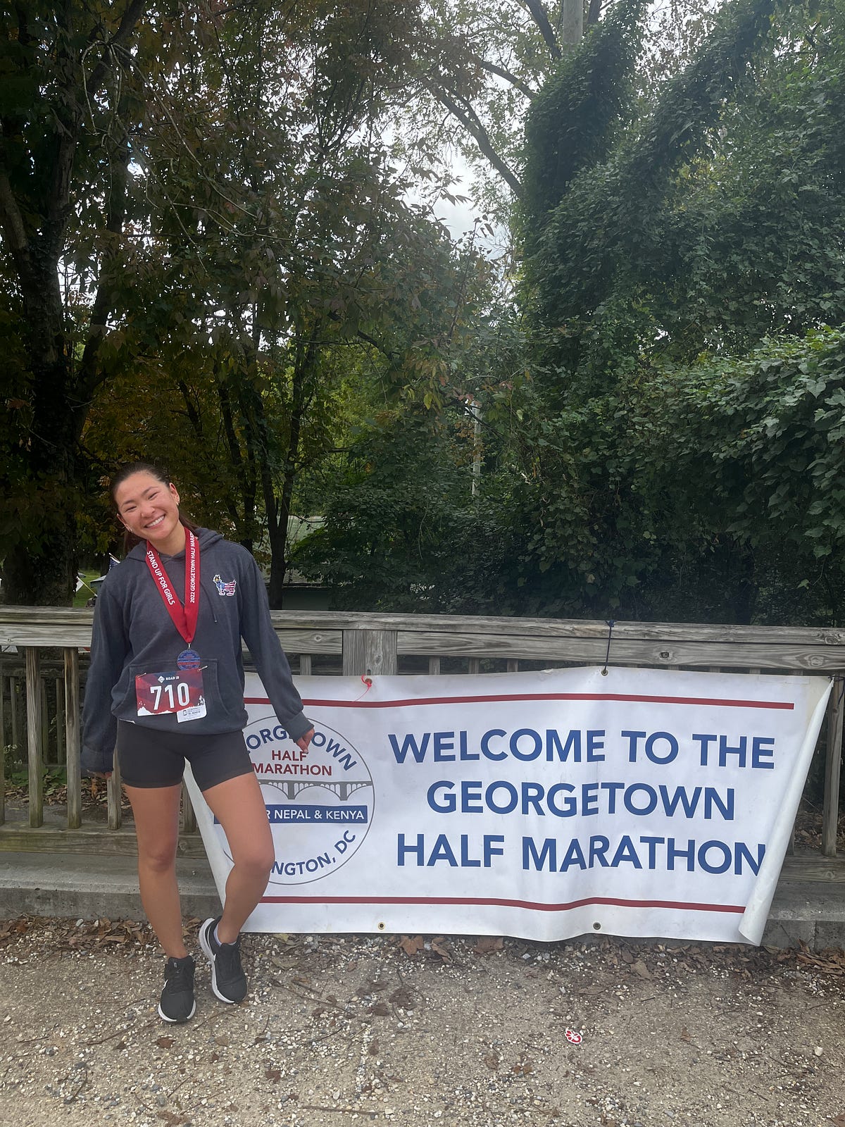 My First Half Marathon. On Saturday, October 8th, 2022 at 9 am… by lucia mae Medium