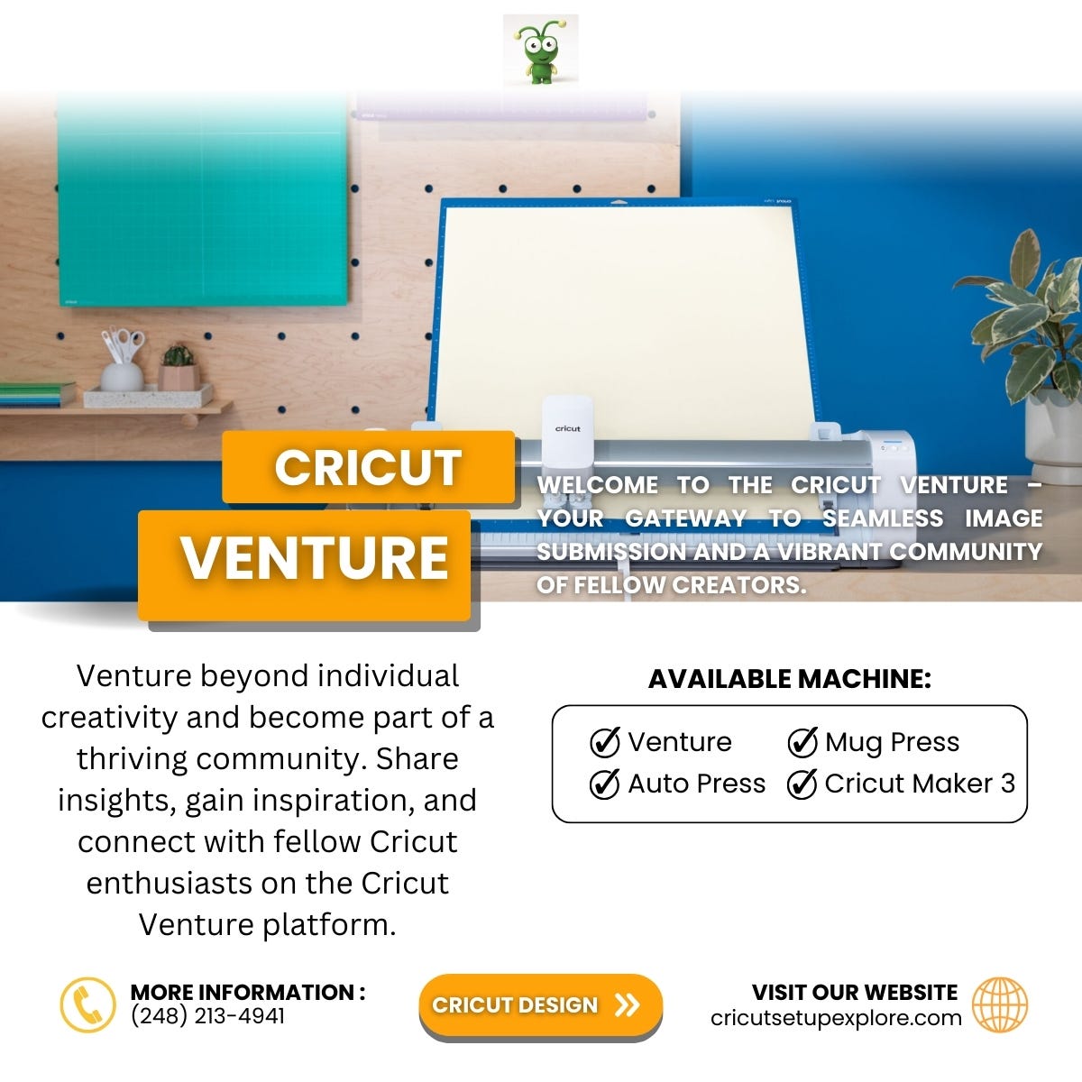 Cricut Venture Machine - Mac Xavier - Medium