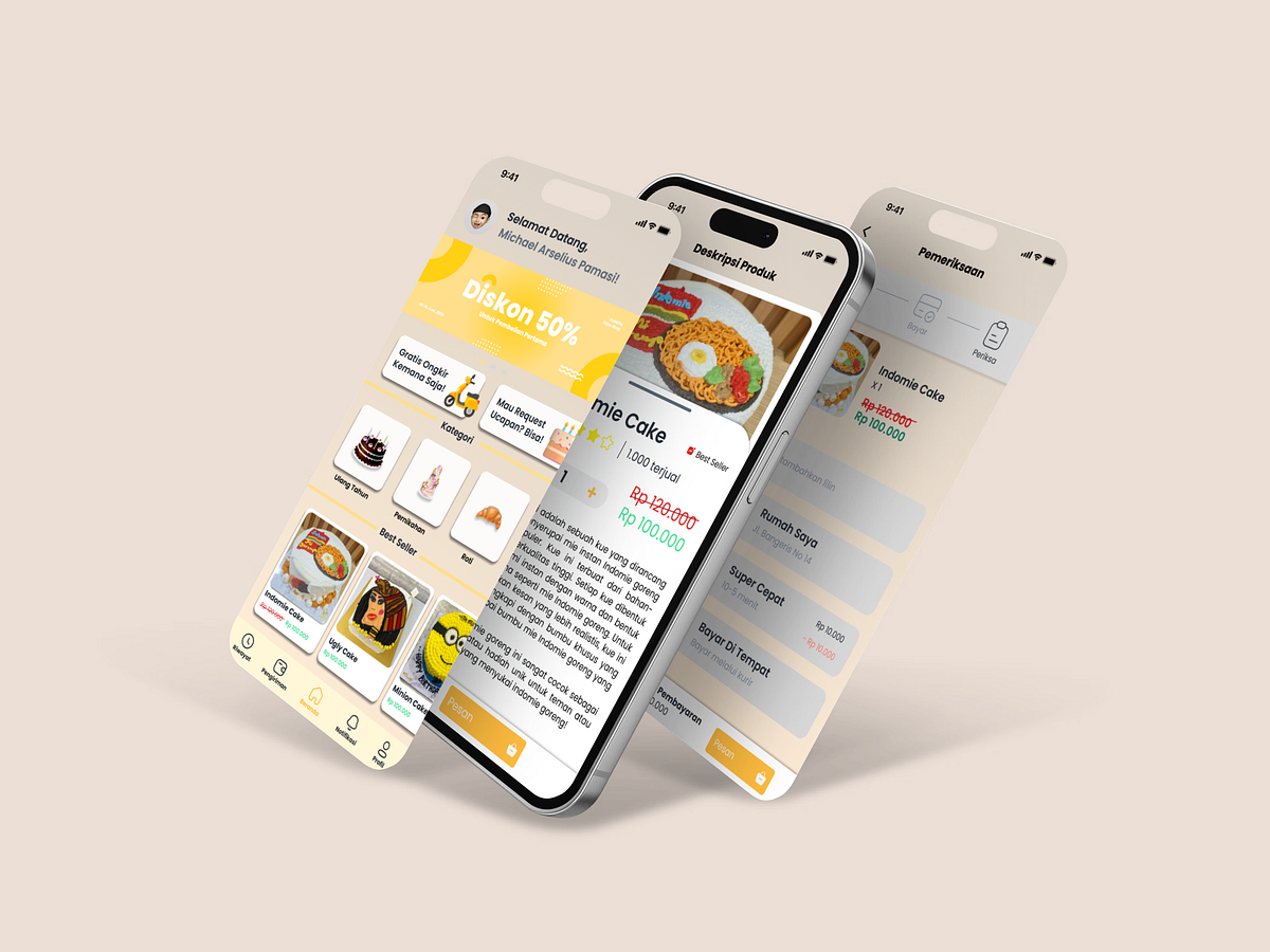UI/UX Case Study — Toko Kue Kita. Hai! Aku Namira Aida Hairunnisa ...