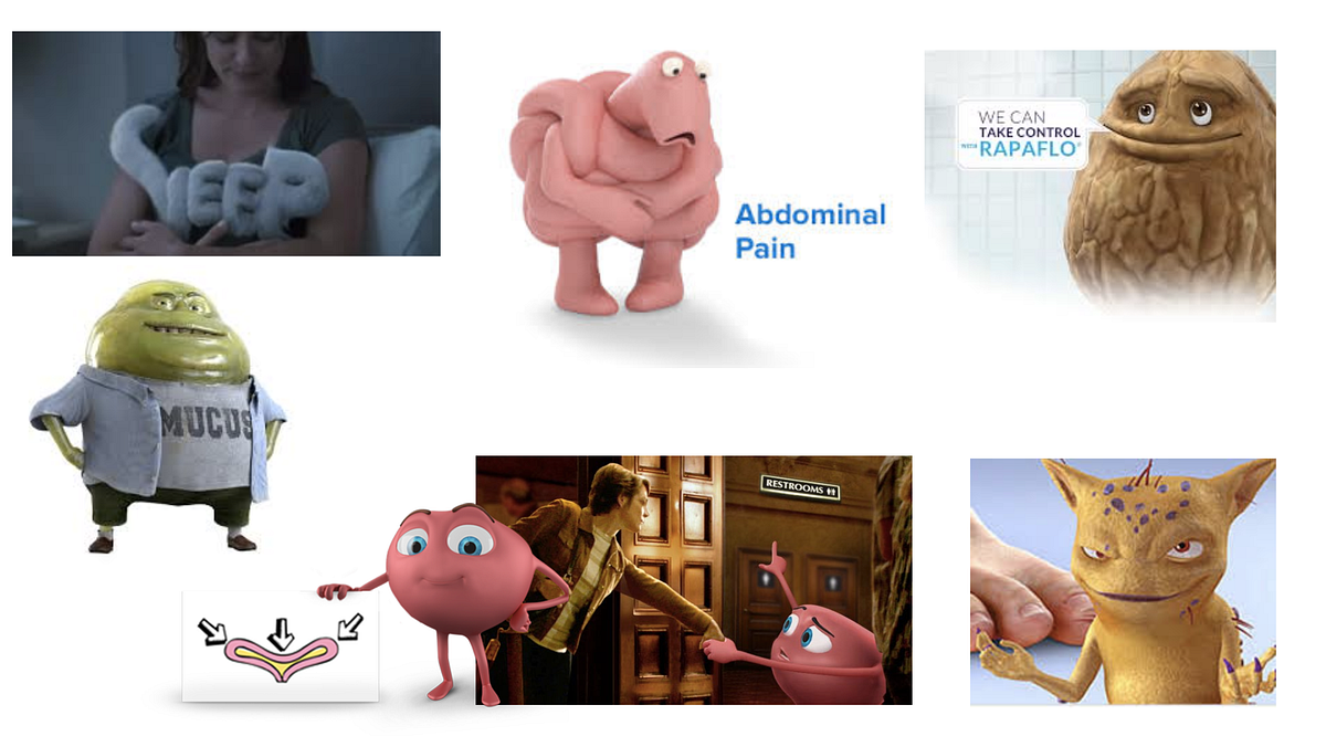 Pharma companies’ obsession with cartoon characters that explain gross