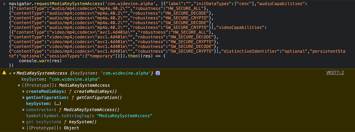 Encrypted Media Extension (EME) API, watching protected video content ...