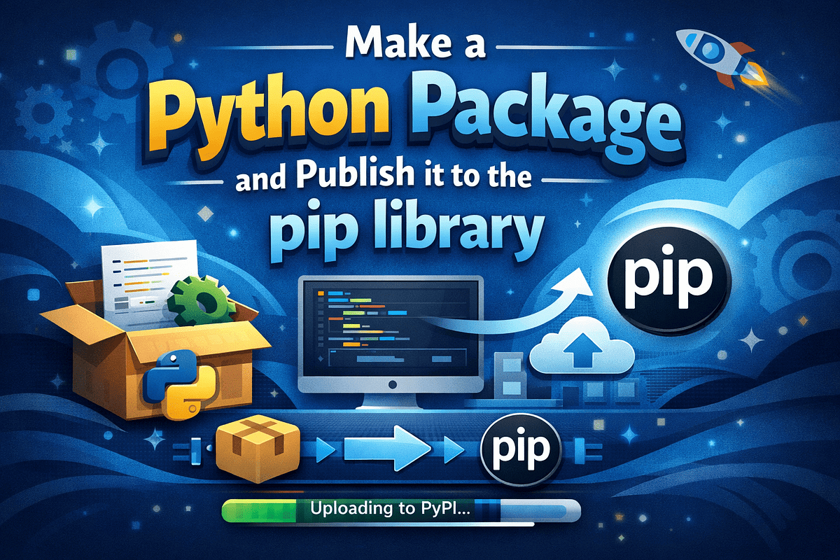 Make a Python package and publish it to the pip library | by ...