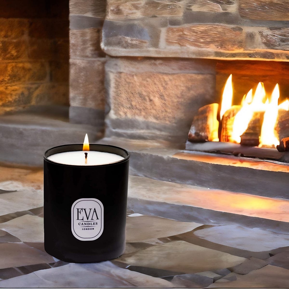 There’s nothing cosier than a fireplace, or a candle, so what could be