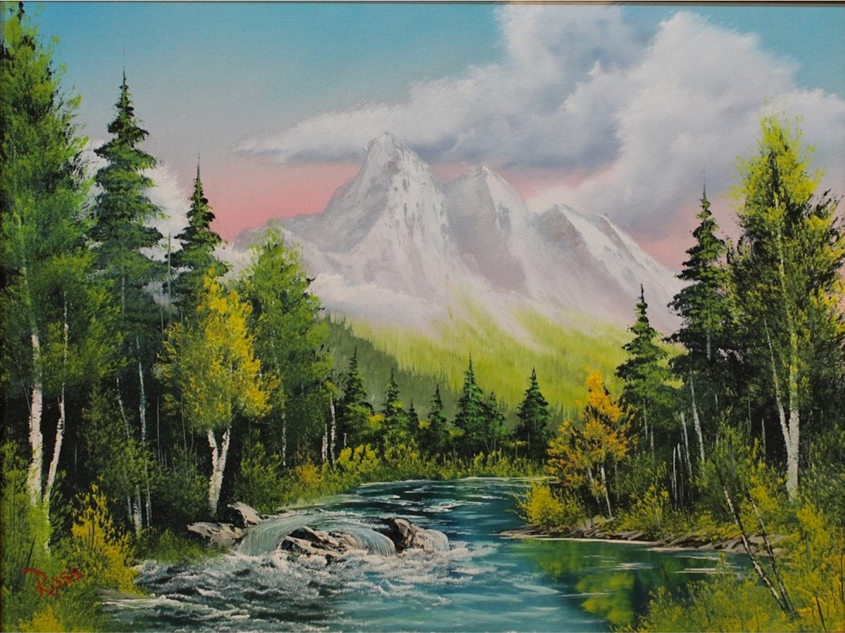 There's A Reason Bob Ross Didn't Sell His Paintings.