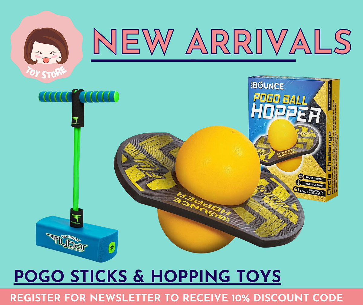 Bounce and Jump with Joy with Our Pogo Sticks & Hopping Toys Collection