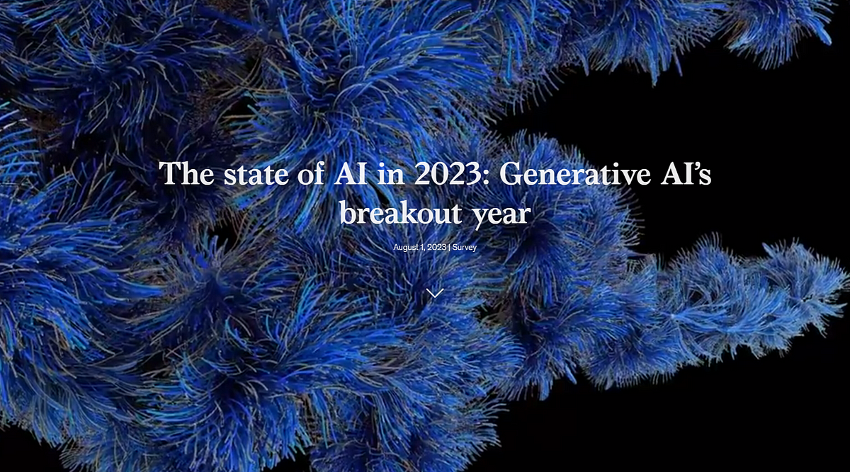 [번역] The State Of AI In 2023: Generative AI’s Breakout Year 생성형 AI의 원년 ...