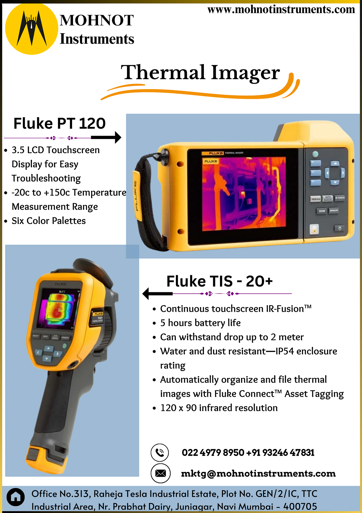 A thermal imager, also