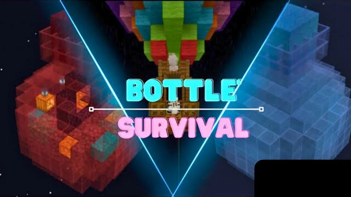 Bottle SkyBlock Map Minecraft PE. If you’re looking for a unique and