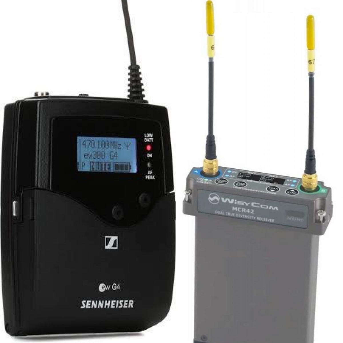 Using Sennheiser G4 Transmitters with MCR42S Receivers by