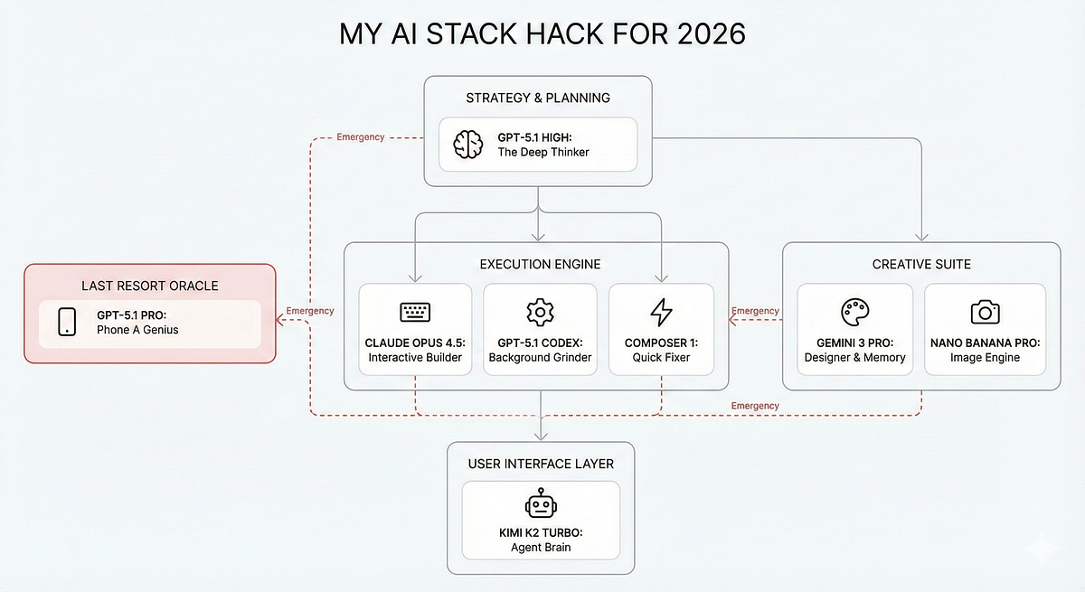 My AI Stack Hack for 2026... How I Actually Use 8 Models To Build ...