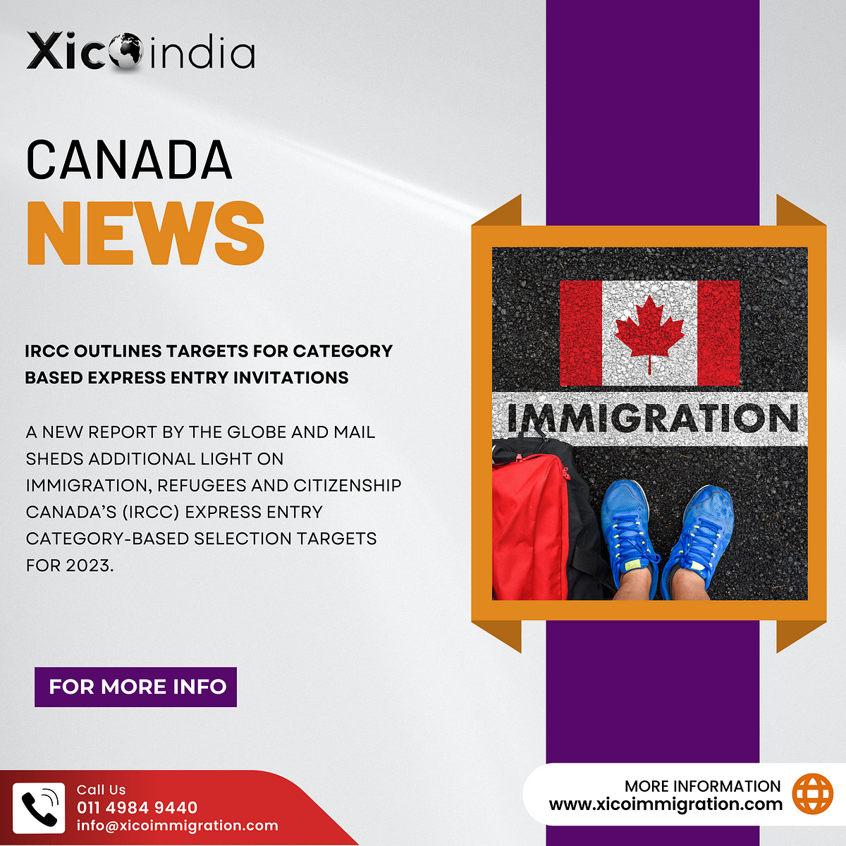 IRCC outlines targets for category based Express Entry invitations