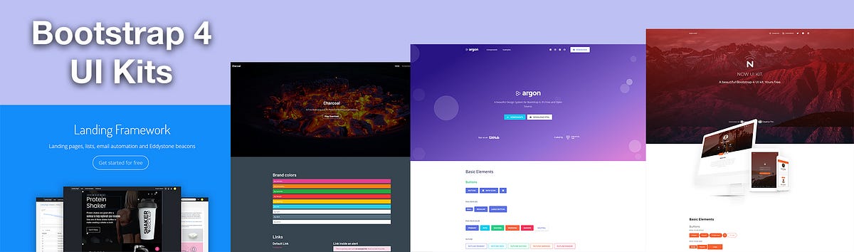 10 Best Free UI Kits Made With Bootstrap 4 | by ThemeWagon | Medium