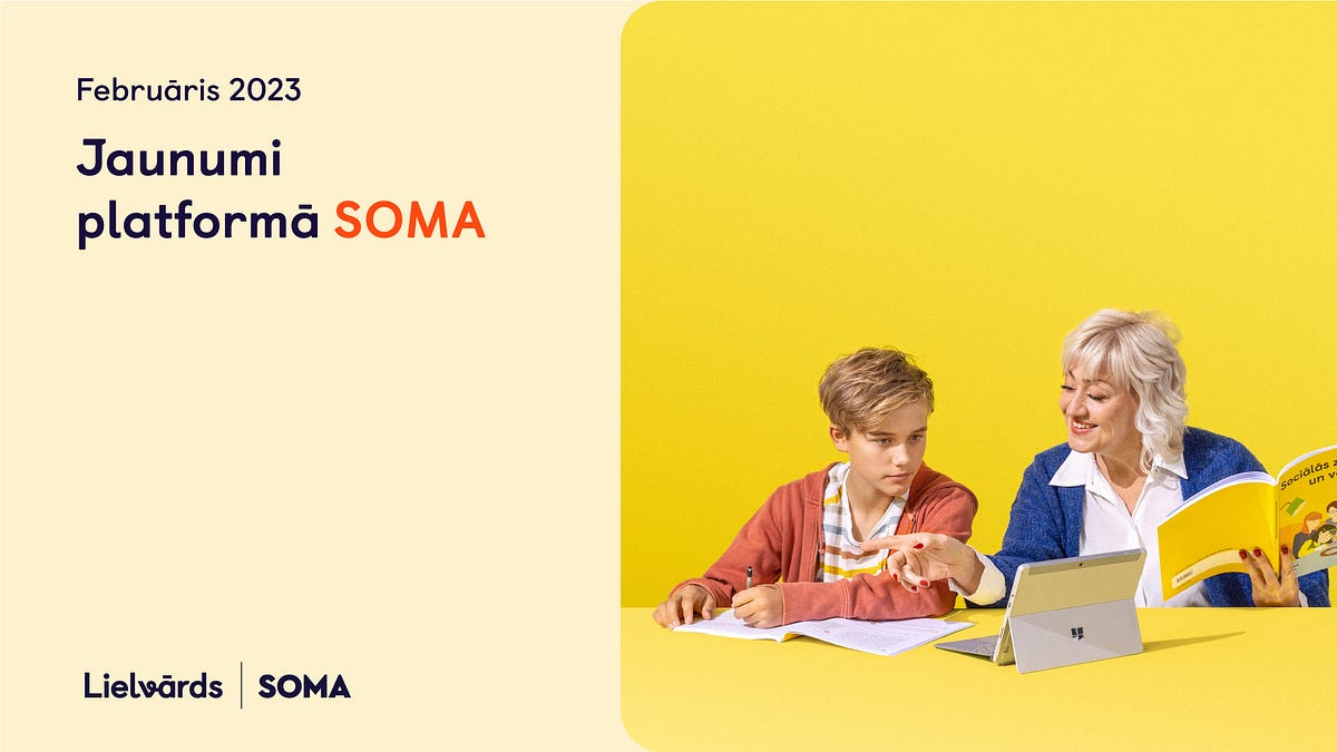 SOMA piedāvā jaunus atbalsta video skolēniem, vecākiem un skolotājiem | by  Lielvārds | Lielvārds