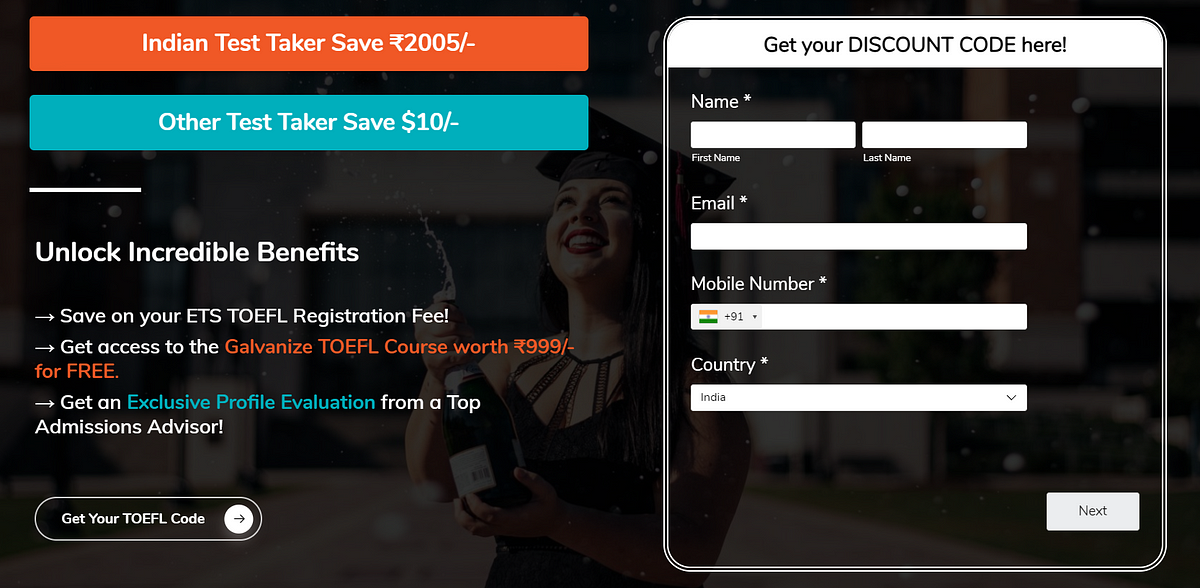 TOEFL Coupon Code — How to get it? by Galvanize Nov, 2023 Medium