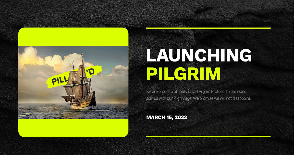 Launching Pilgrim | by Daniel Hong | Pilgrim Protocol | Medium