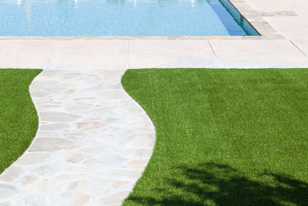 Turf? Grass? Or Zero Maintenance Landscaping by Mellco Landscaping