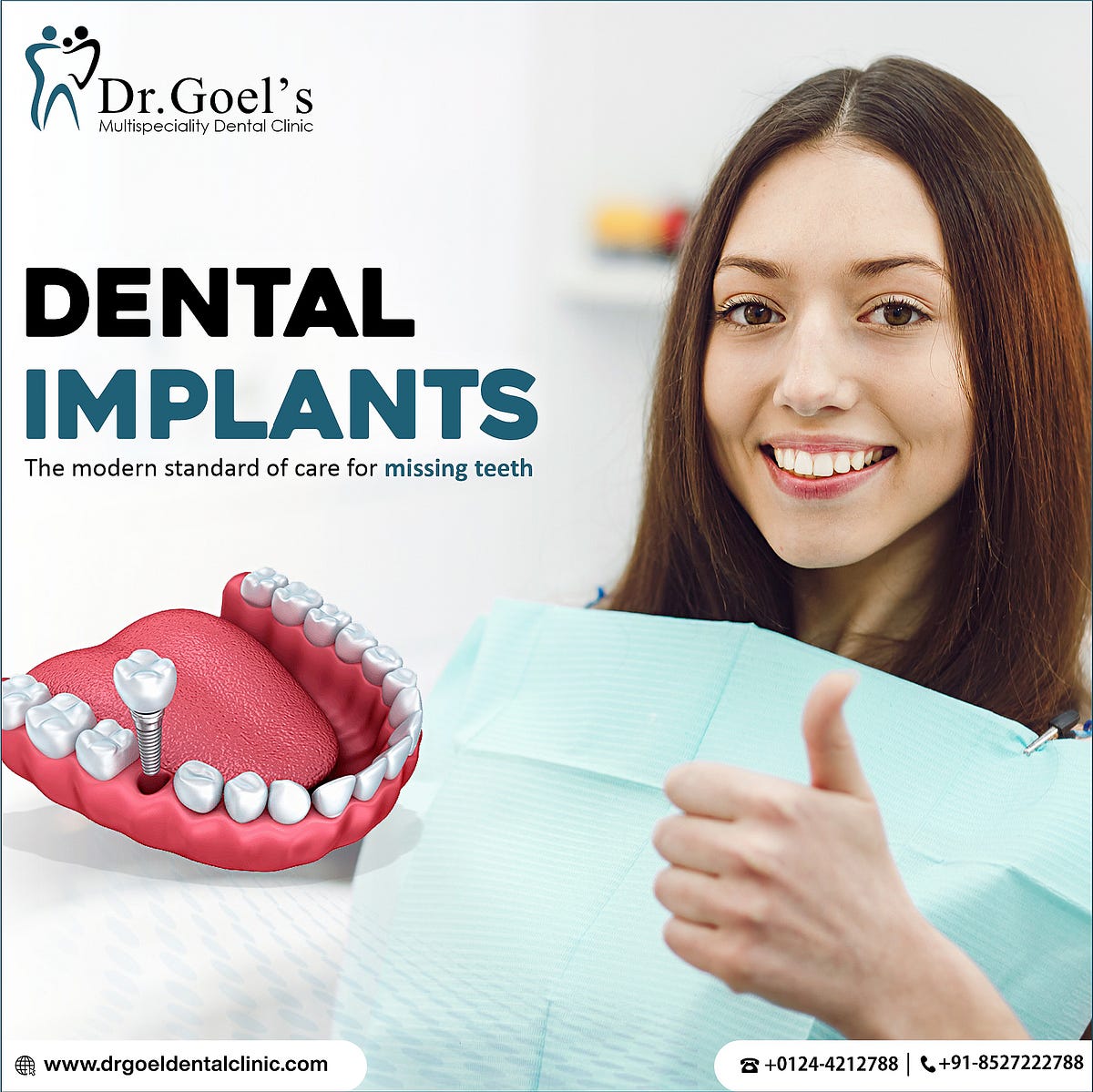 Best Dental Implant Clinic in Gurgaon by DrGoels Dentalclinic Medium