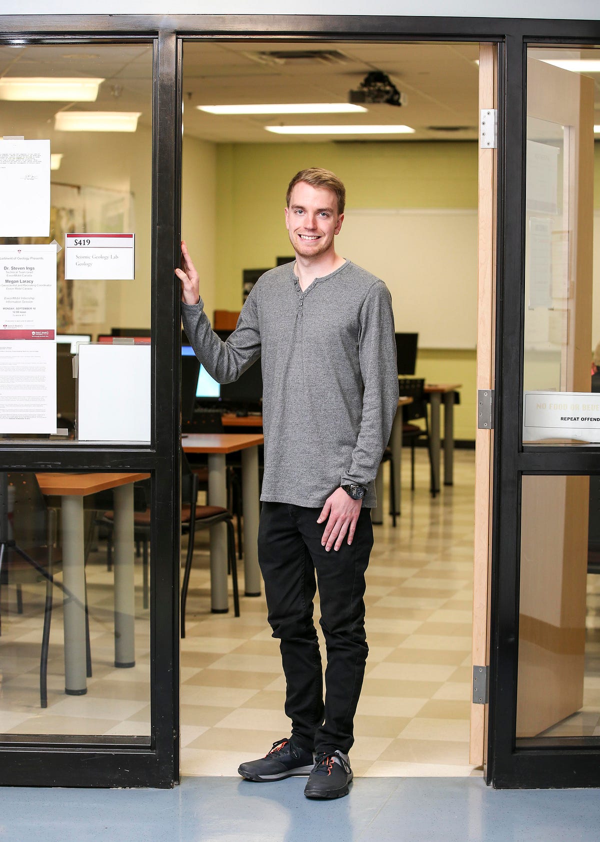Applied science. Geology student models Nova Scotia… | by Nova Scotia ...