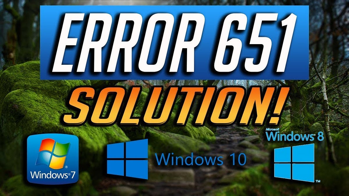 How to Fix Error 651 in Windows 7/8/10? by Rubie Controy Medium