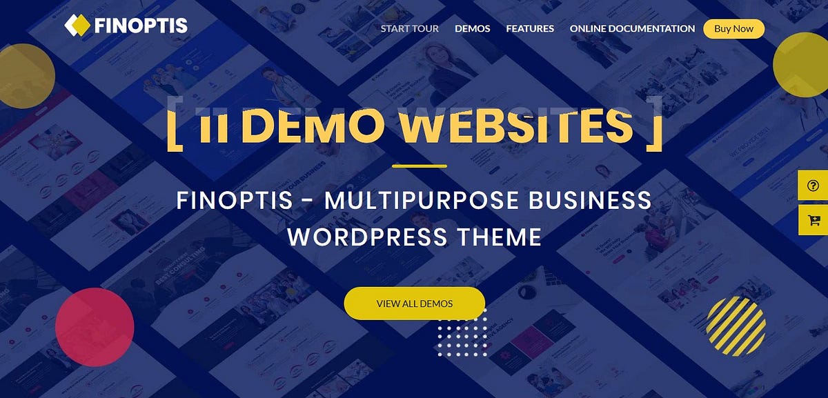 Finoptis — Multipurpose Business WordPress Theme | by RS Theme | Medium Finoptis — Multipurpose Business WordPress Theme