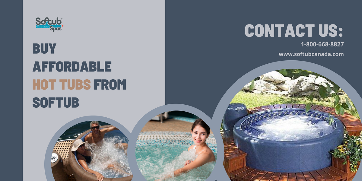 Get Hots Tubs in a Reasonable Price From Softub Soft Tub Medium