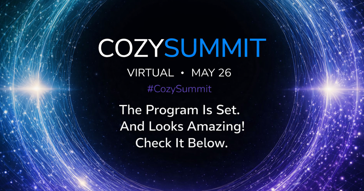 CozySummit Virtual 2026: The Program Is Set — and It Looks Amazing!