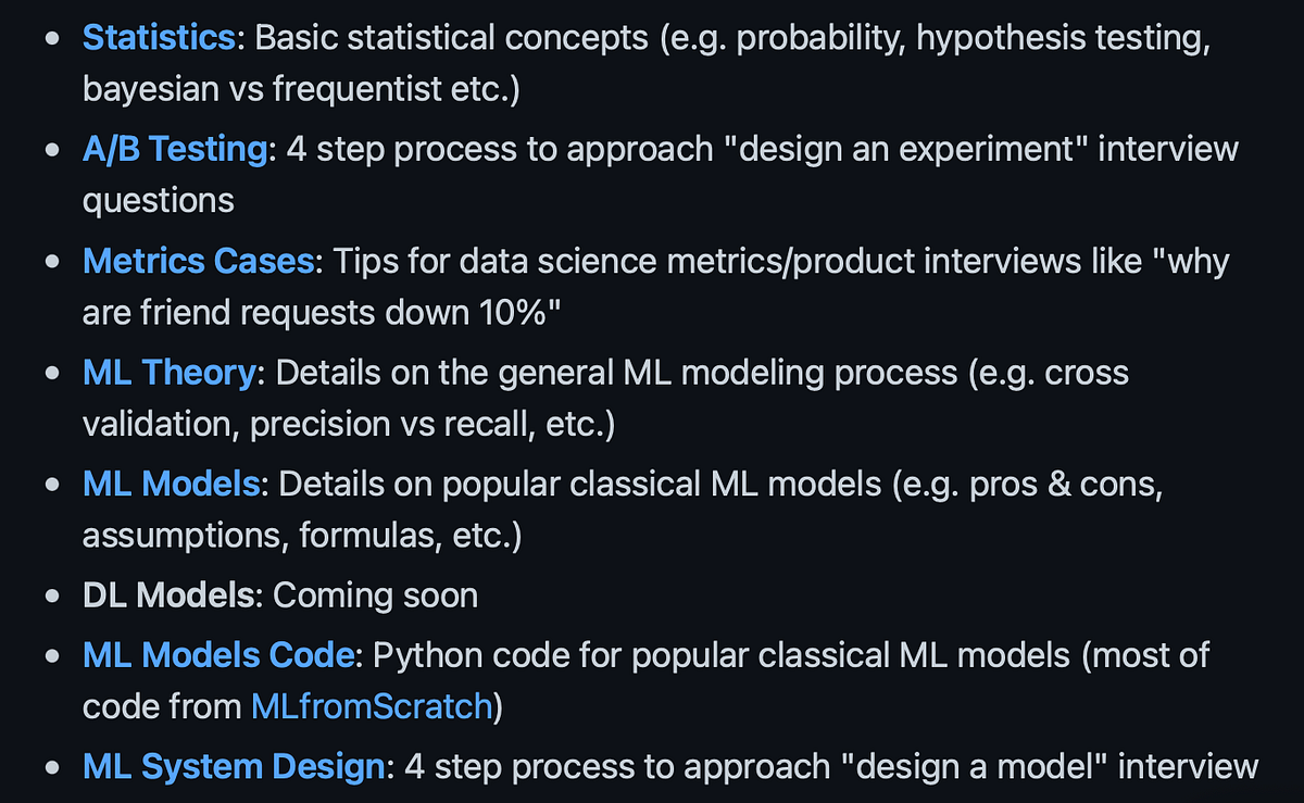 Amazing Cheat Sheets For Data Scientists | by Manpreet Singh | Medium