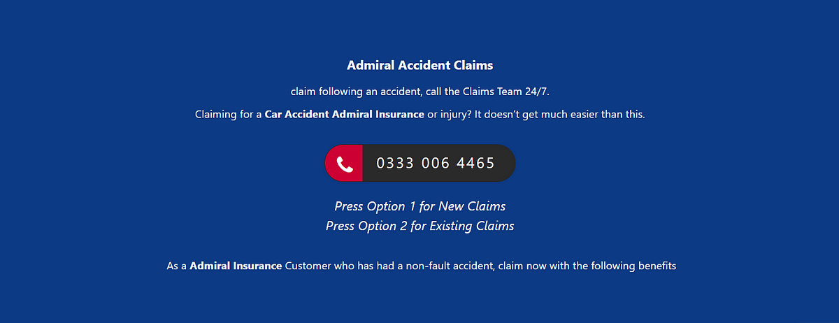 travel insurance admiral claim