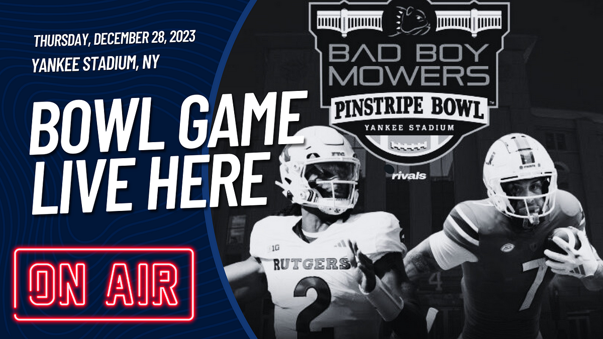 ++STREAMS))* Miami vs Rutgers Live Pinstripe Bowl Game Free on TV by BOWL GAMES Dec, 2023