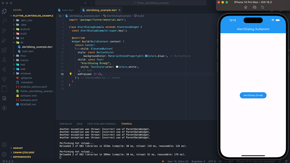 Flutter’da AlertDialog ve ButtonBar Kullanımı | by Doğukan Çağlakpınar ...