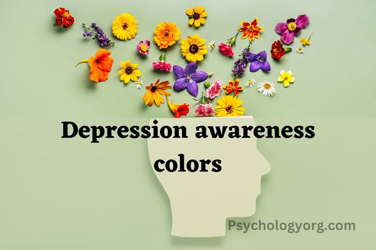 Depression Awareness Colors Symbolism and Significance