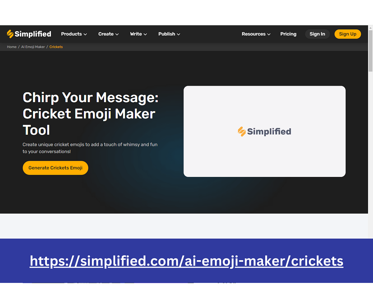 Simplified: Design Crickets Emojis that Spread Cheer and Crickets ...