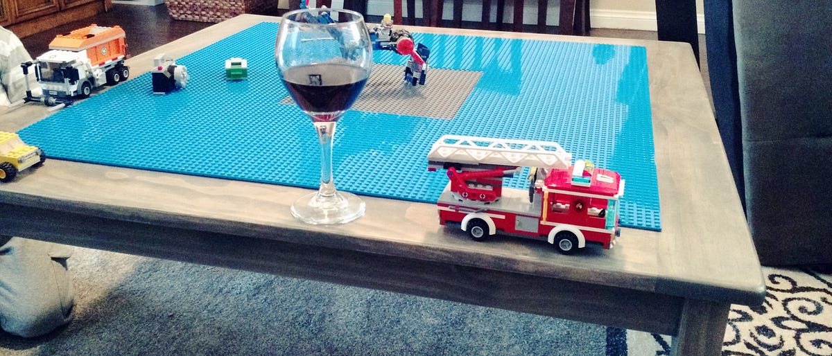 Something I made — Lego Table. I made this lego table for my boys… | by ...