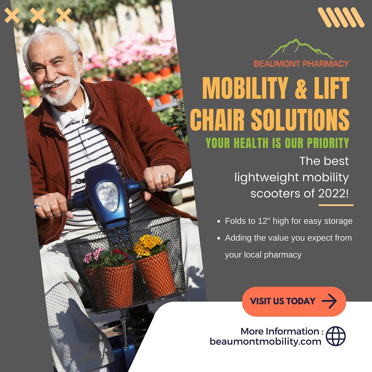 Beaumont Pharmacy Walking Assistance Scooters by Beaumont Pharmacy