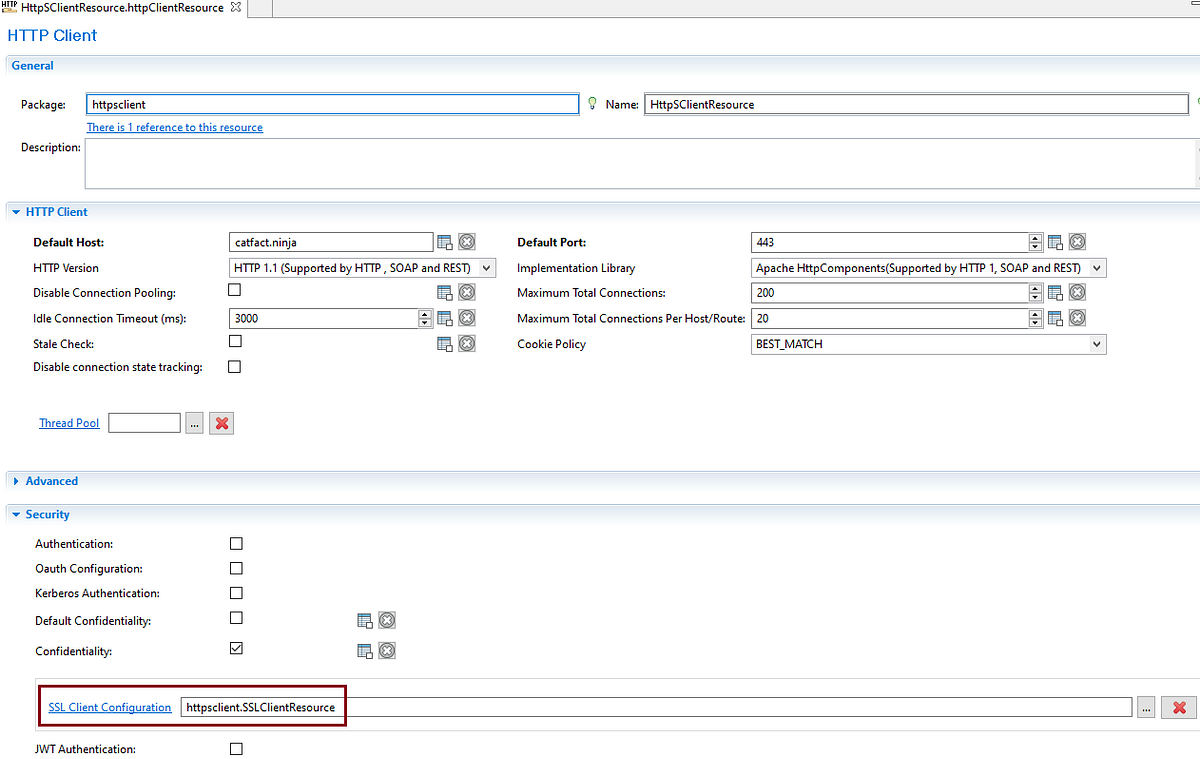 How to configure an HTTP Client connection to access a REST API or WEB ...