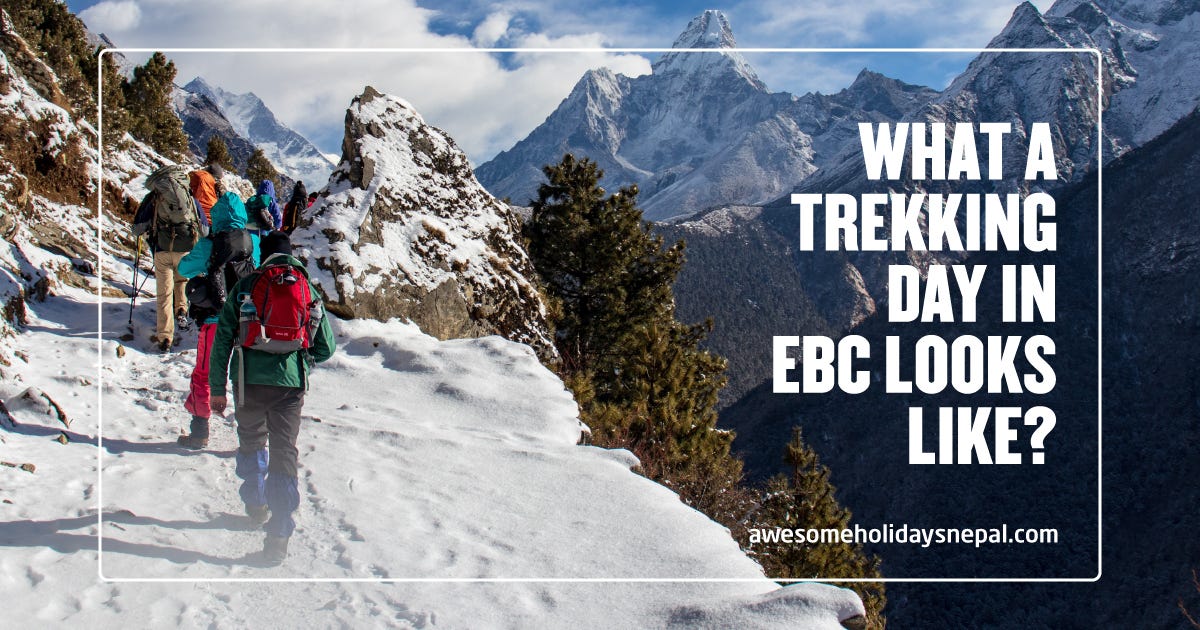 Sunrise to Stardust: A Day in the Life of an Everest Base Camp Trekker
