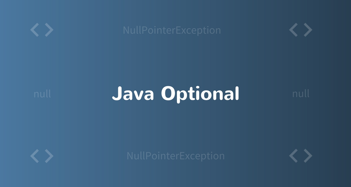 Optional Class in Java. Optional classes have been introduced… | by ...