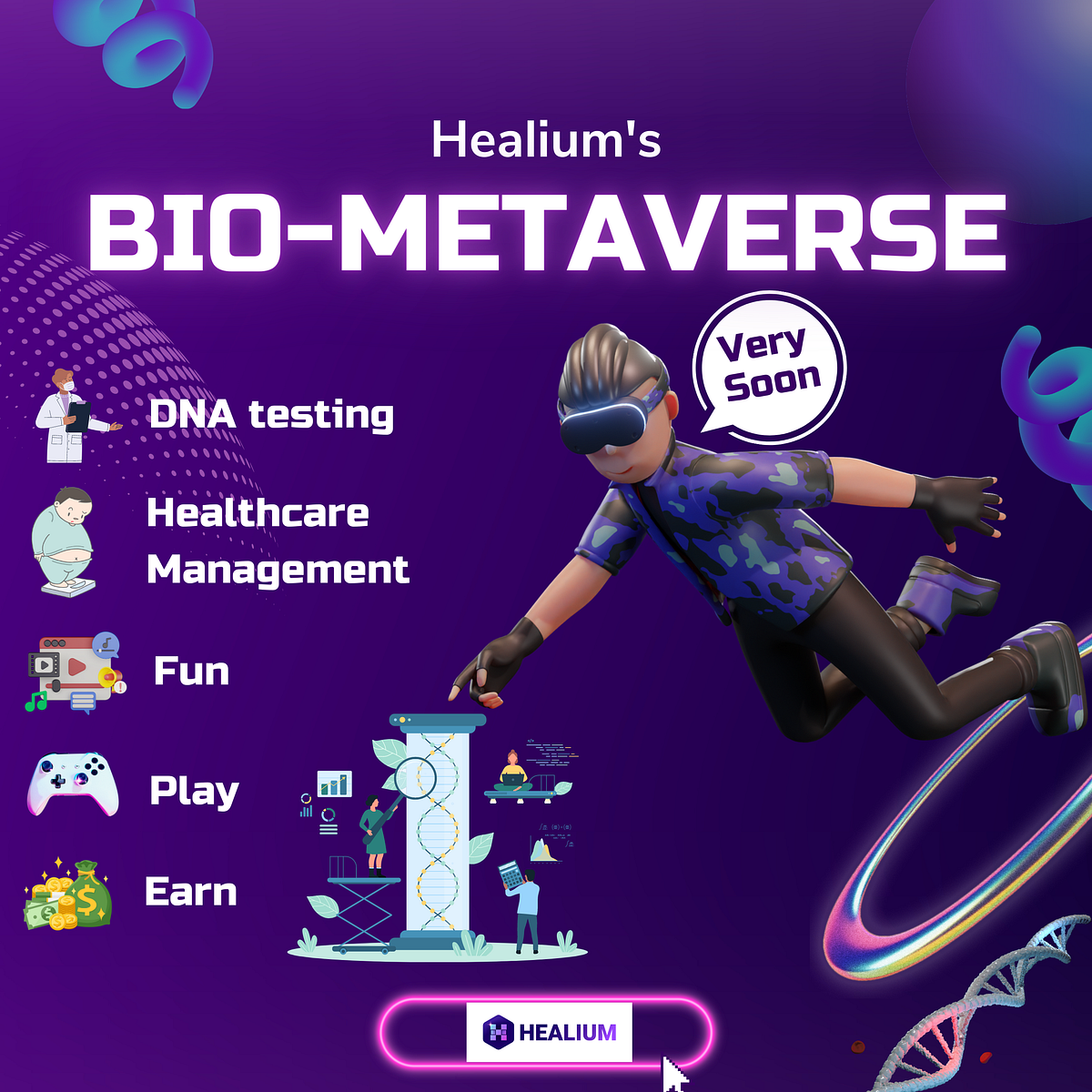 Healium Metaverse Ecosystem !! A smart healthcare platform that is not