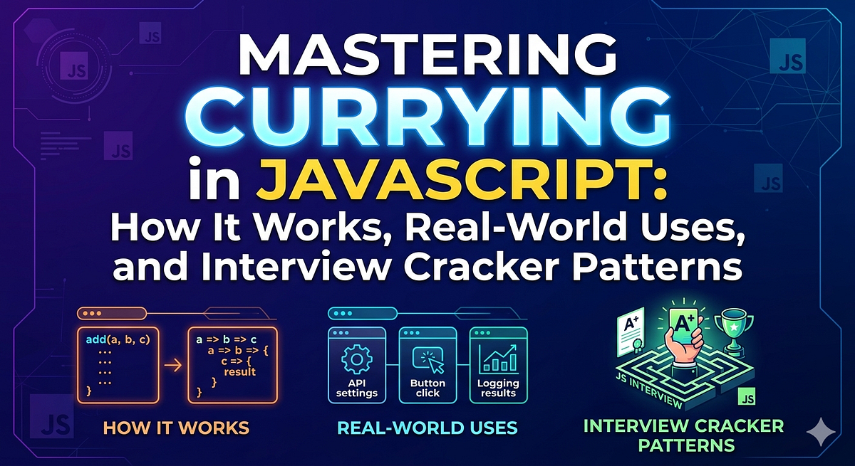 Mastering Currying in JavaScript: How It Works, Real-World Uses, and ...